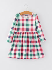 Christmas Plaid Girls Dress