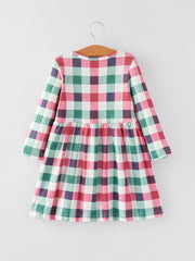 Christmas Plaid Girls Dress