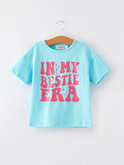 “IN MY BESTIE ERA” Girls Short Sleeve Tops