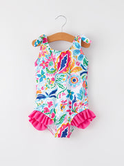 Colorful Floral Boutique Swimsuit