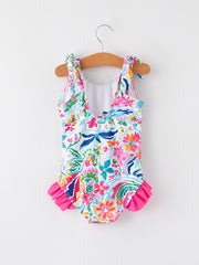 Colorful Floral Boutique Swimsuit