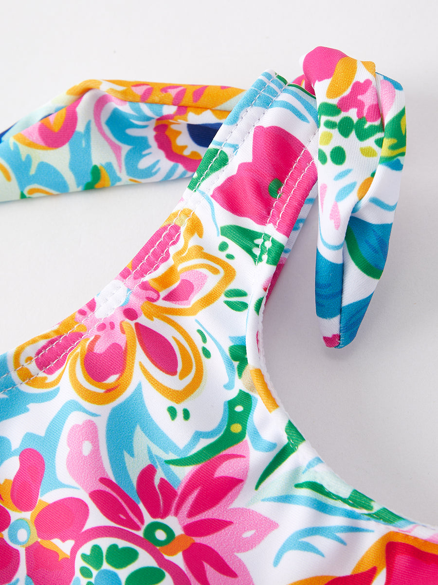 Colorful Floral Boutique Swimsuit