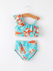 “Lobster” Ocean Girls Swimsuit