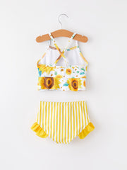 "Sunflower" boutique girls swimsuit