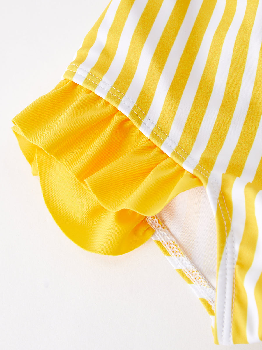 "Sunflower" boutique girls swimsuit