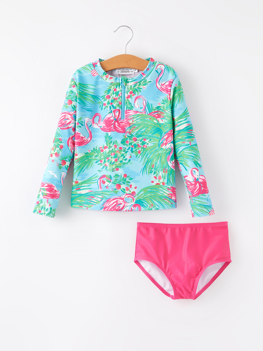 “Flamingo” Floral Boutique Swimsuit