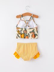 "Orange" Boutique Girls Swimsuit