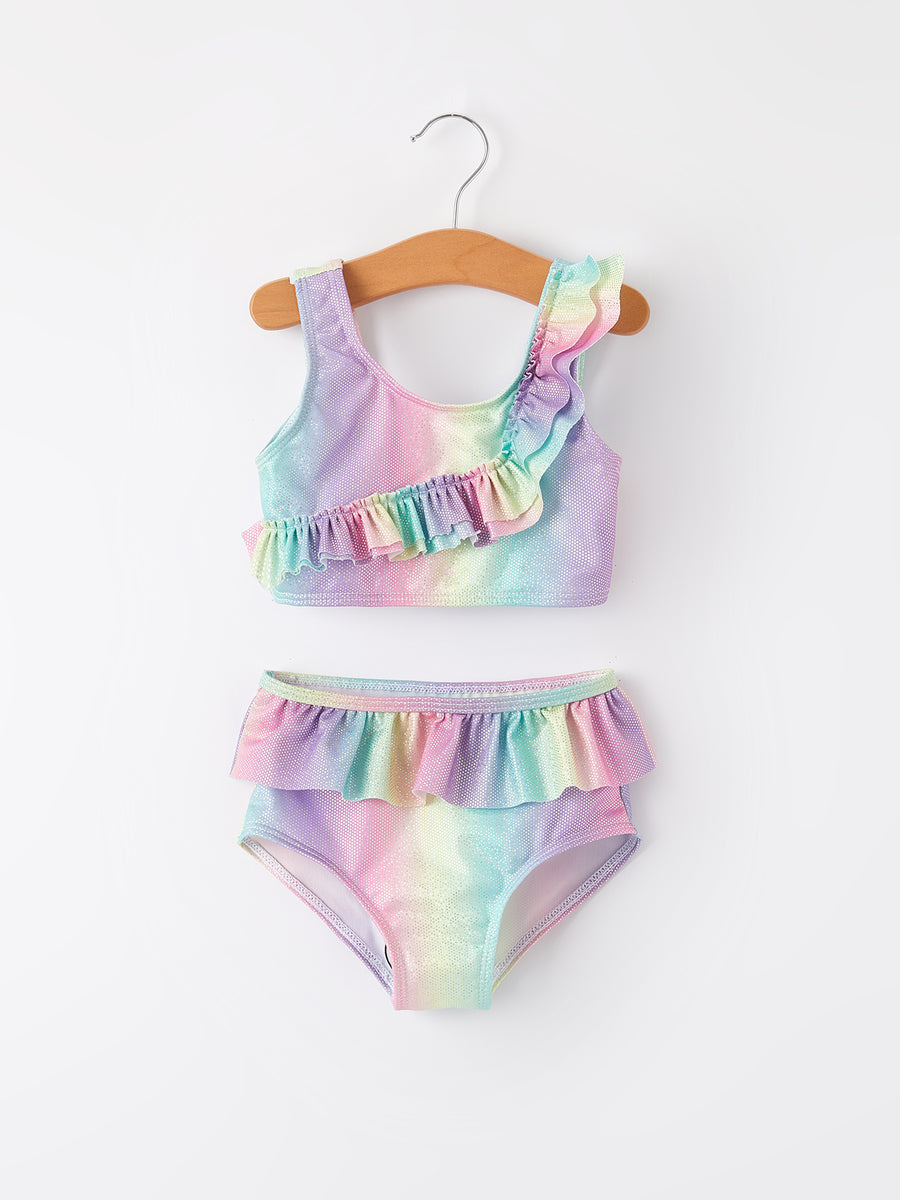 Tie-Dye Girls Swimsuit