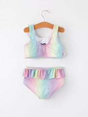 Tie-Dye Girls Swimsuit