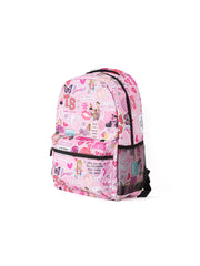 TS Print Pink Backpack