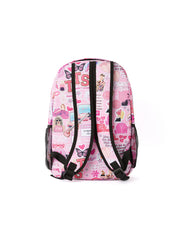 TS Print Pink Backpack