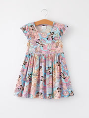 Bamboo Fabric Girls Summer Minne Mouse Dress