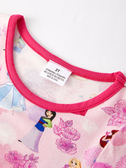 Bamboo Fabric Girls Summer Princess Pajamas