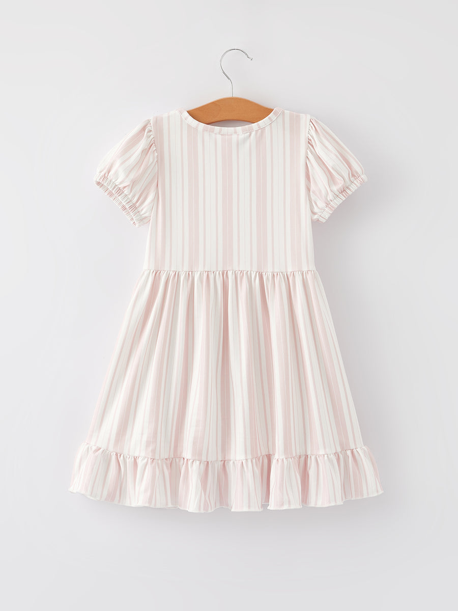 Baseball Striped Milk Silk 4-piece Dress Set