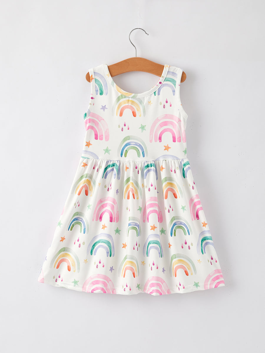 Rainbow Star Colorful 3-Piece Dress Set