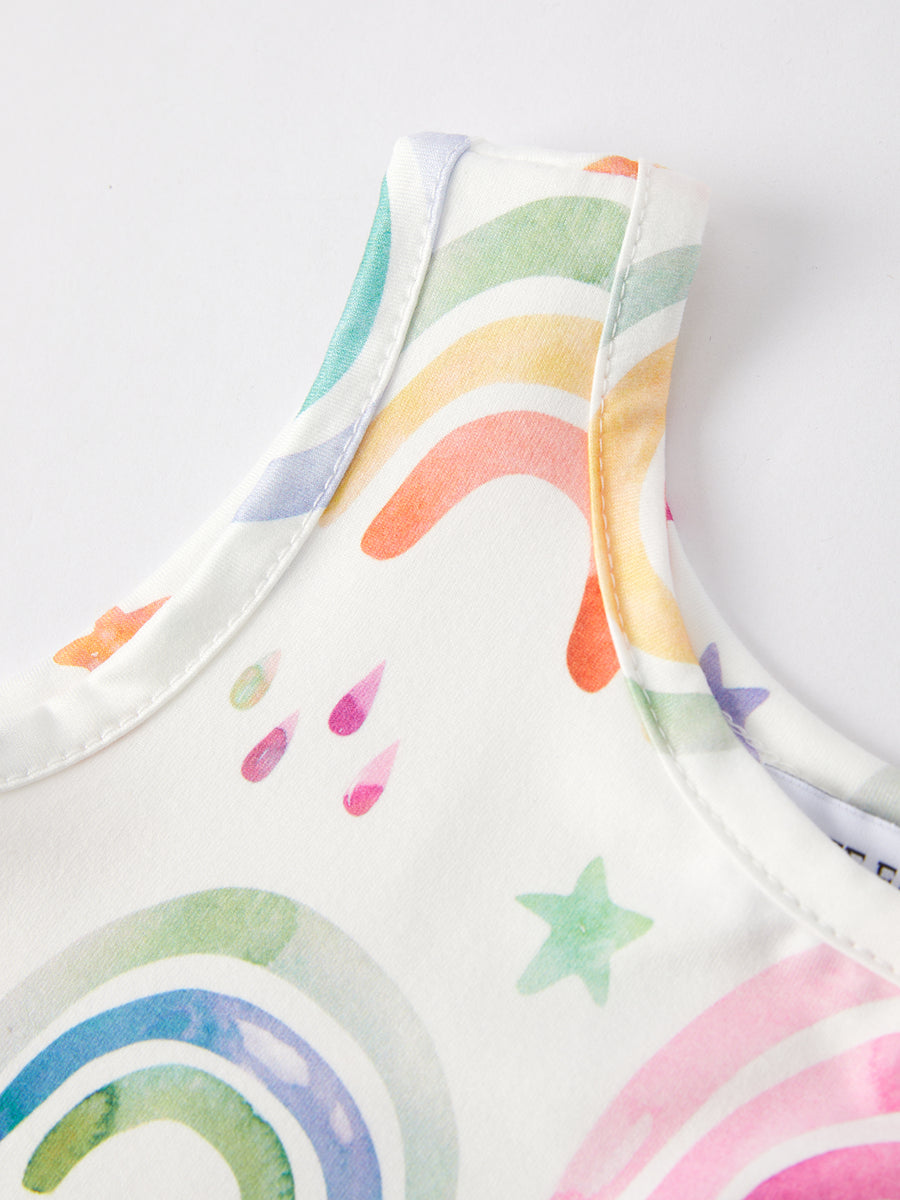 Rainbow Star Colorful 3-Piece Dress Set