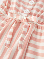 Girls' Striped Jumpsuit