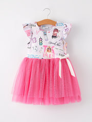 Ts Printed Tulle Dress