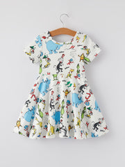 DR SEUSS Milk Silk Girls Dress