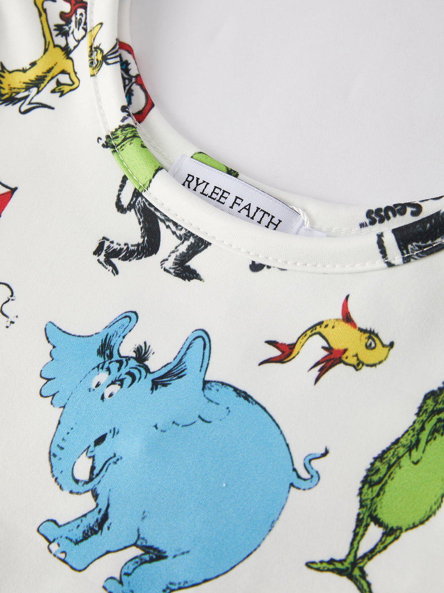 DR SEUSS Milk Silk Girls Dress