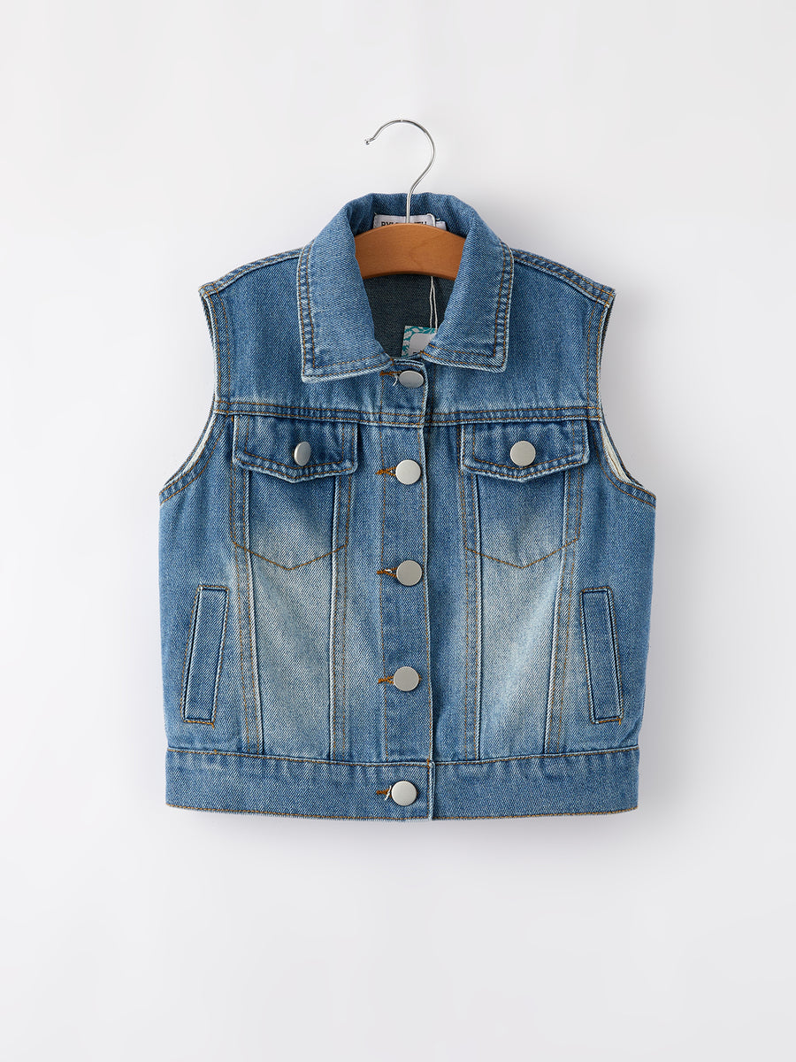 “SWIFTIE” Girls Denim Vest