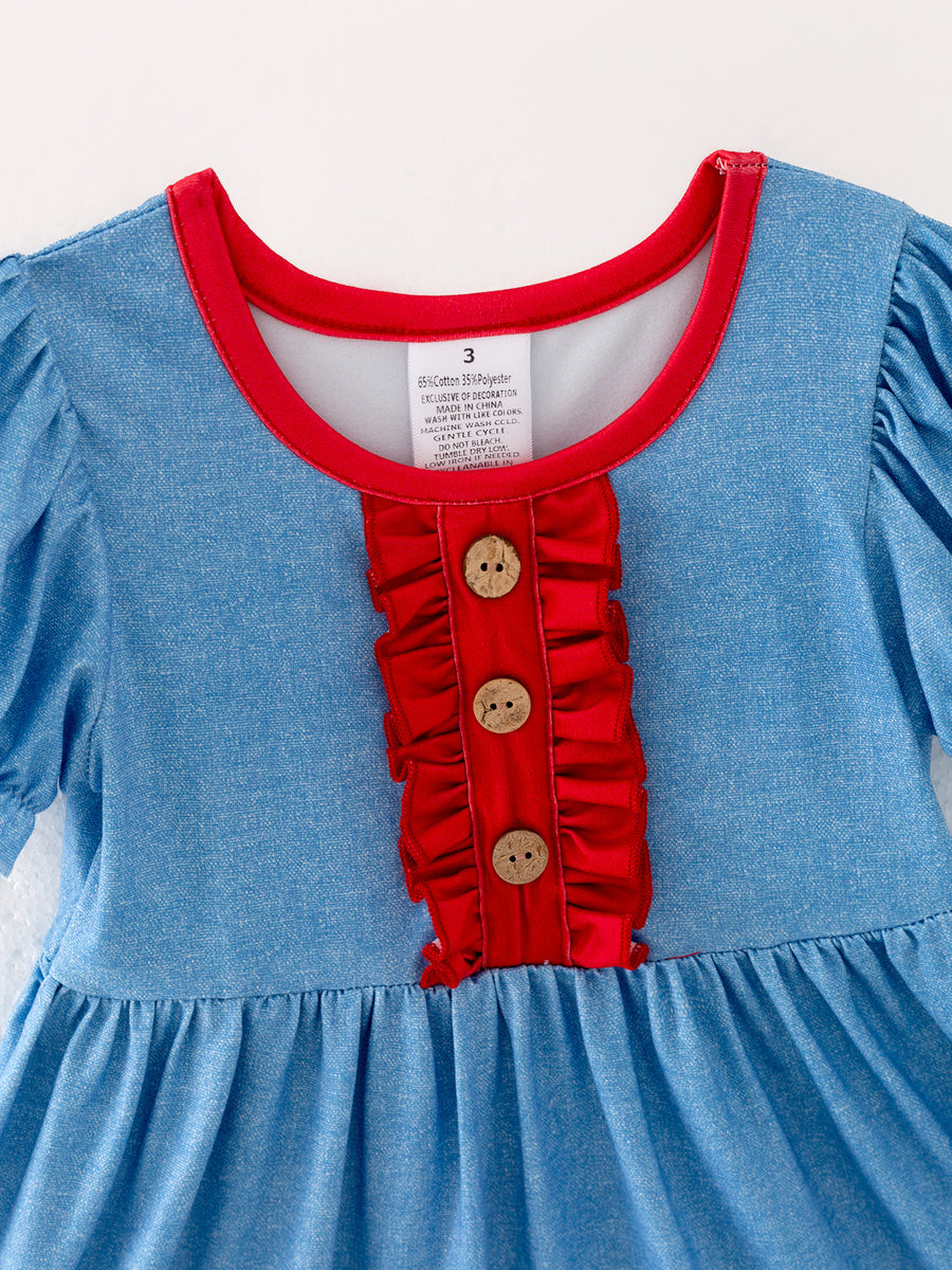 Blue Farm Short Sleeve Dress