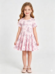 Summer Castle Girls Short Sleeve Dress
