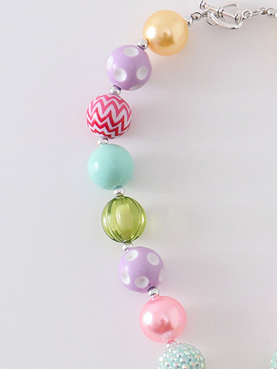 Colored egg Bubblegum Necklace