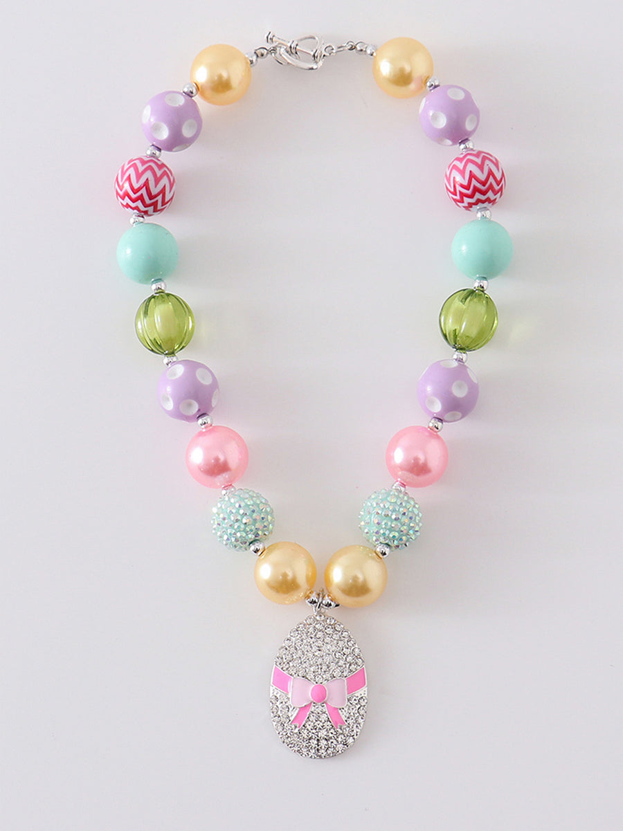 Colored egg Bubblegum Necklace