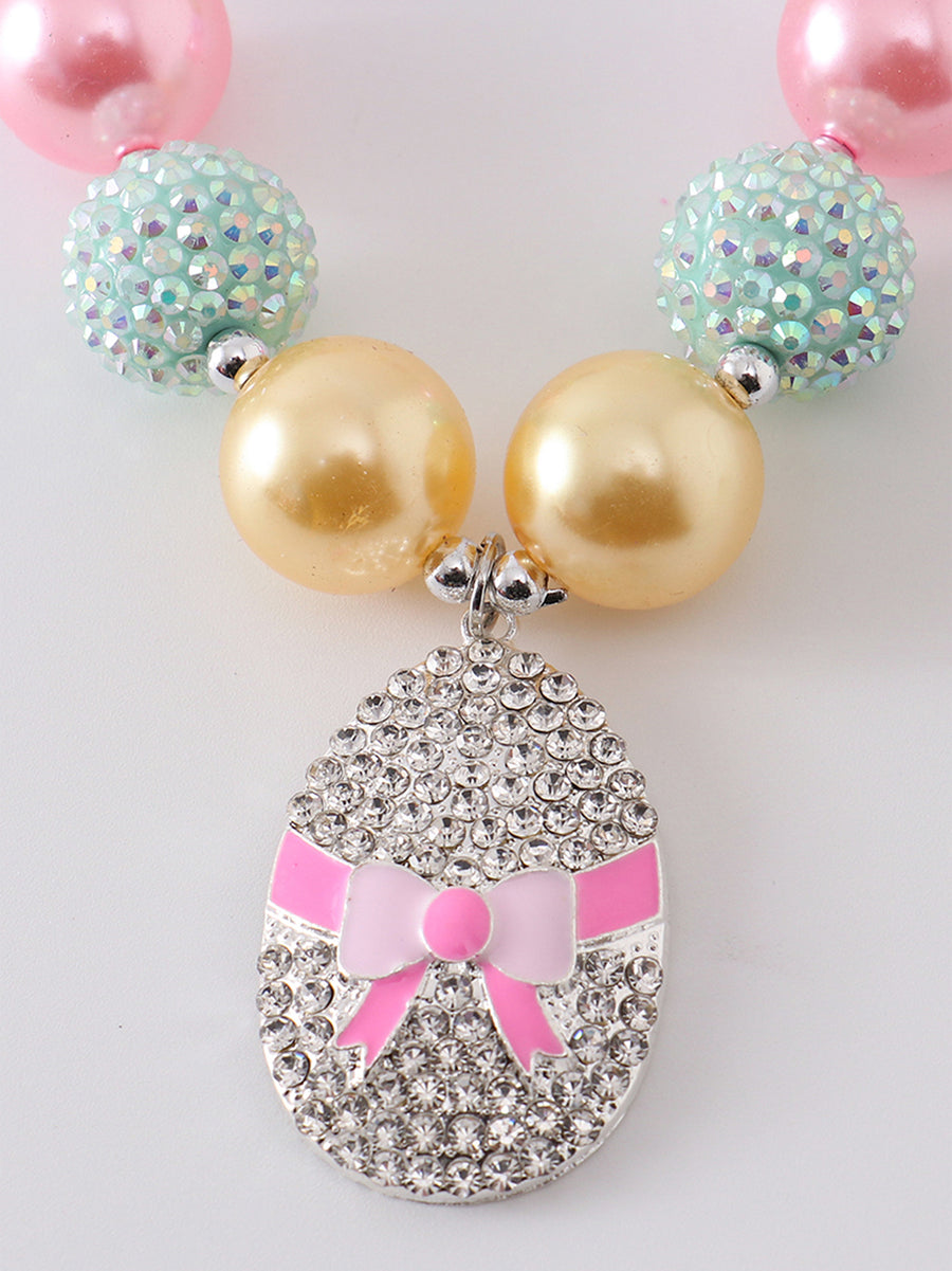 Colored egg Bubblegum Necklace