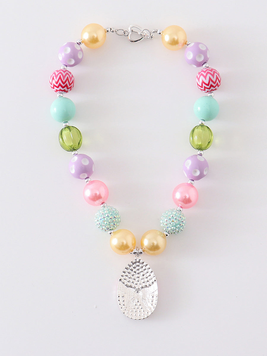 Colored egg Bubblegum Necklace