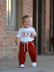Boys Christmas Reindeer T-Shirt & Pants Set