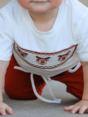 Boys Christmas Reindeer T-Shirt & Pants Set