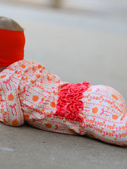 Halloween Thanksgiving Pumpkin Bow Baby Sleeper