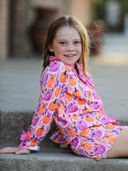 Mommy & me Halloween Pumpkin Pajama Set