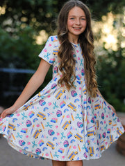 PREORDER Girl Back To School Twirl Dress