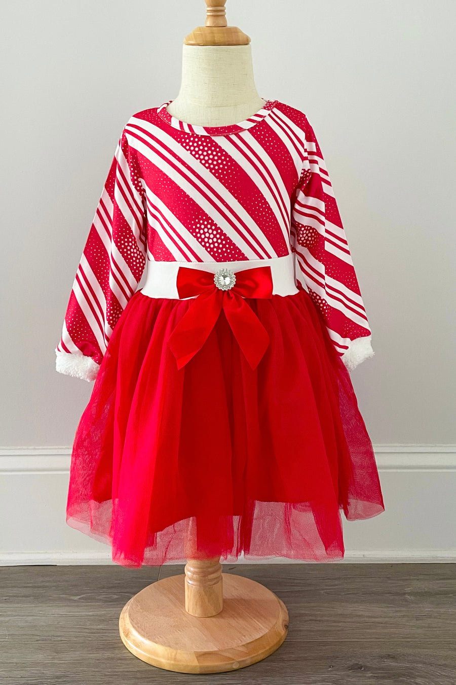 Candy Cane Cutie Tulle Dress
