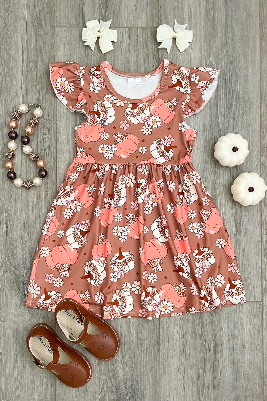 Pumpkin Garden Boutique Dress