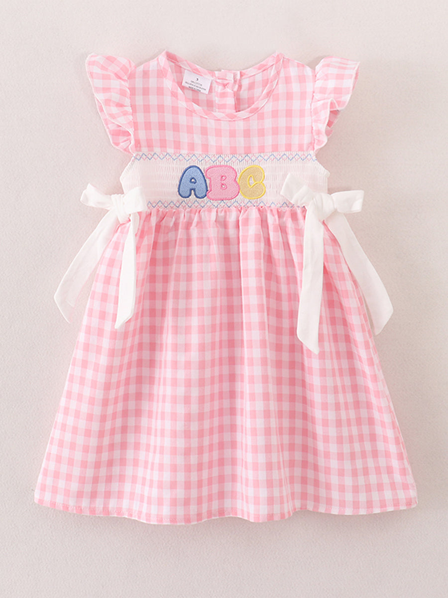 Back To School "ABC" Applique Dress