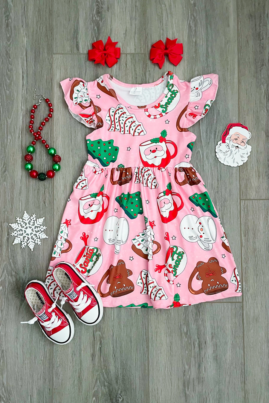 Santa Snacks Boutique Dress 