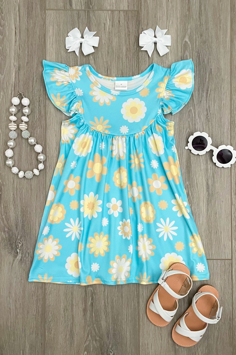 "Gracey" Floral Pearl Dress