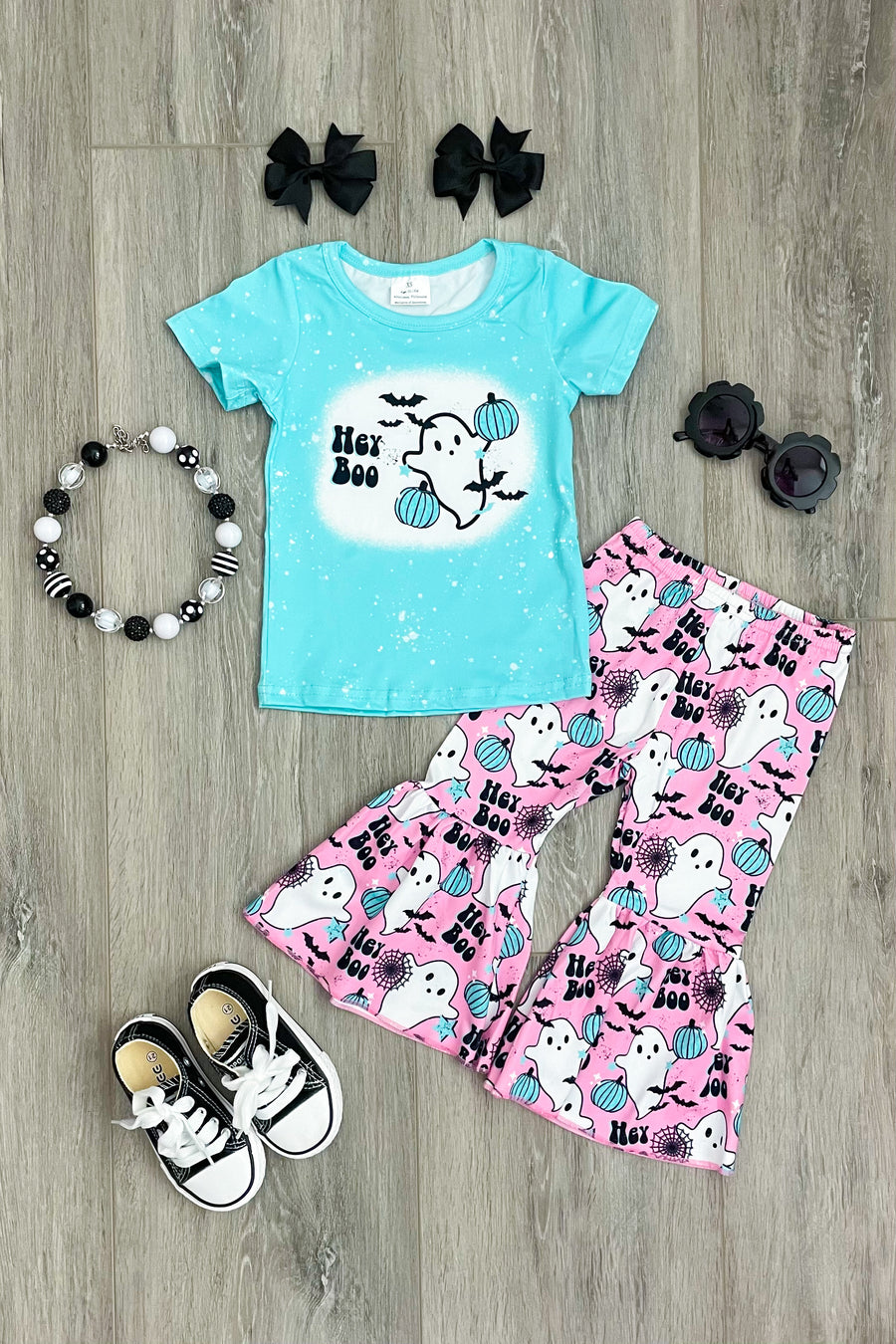 Ghost "Hey Boo" Bells Set