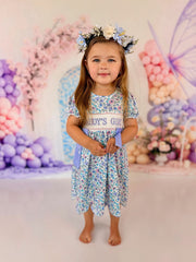 “DADDY'S GIRL” Smocked Girls Dress