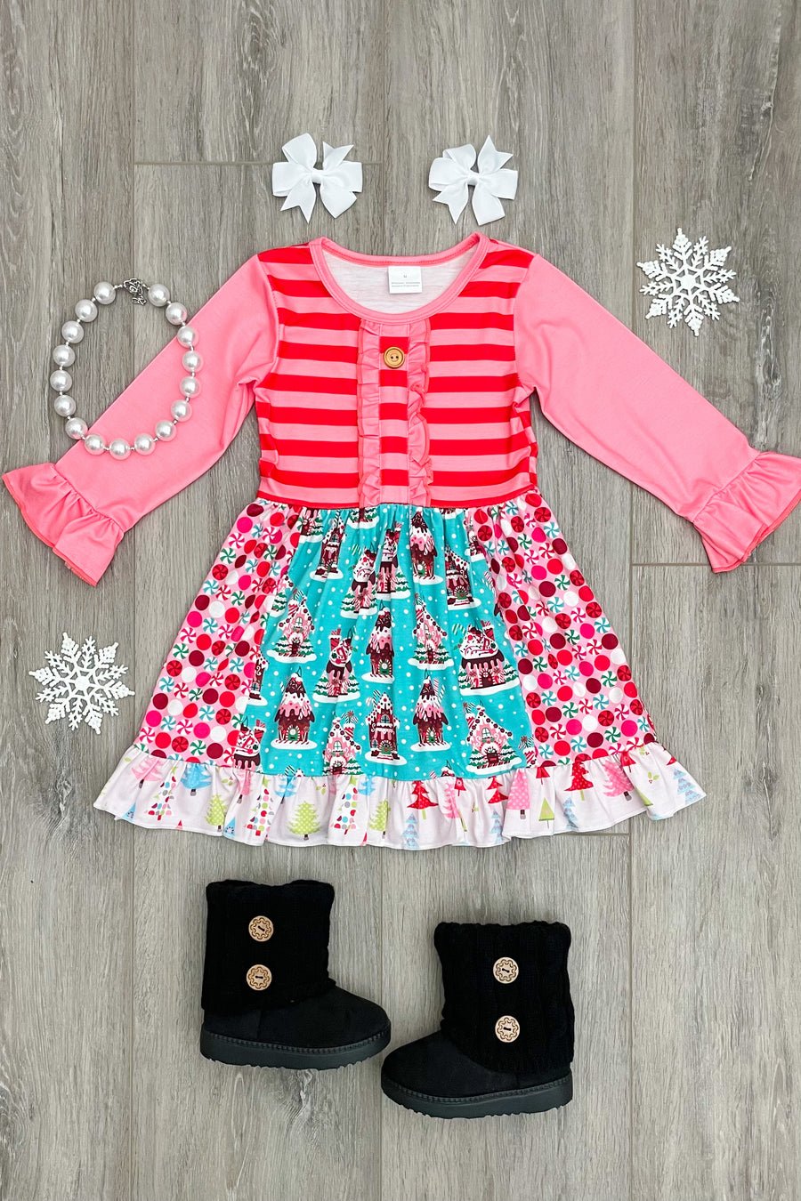 Christmas Candy Boutique Dress {EXCLUSIVE}