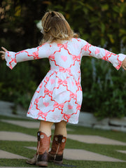 Valentine's Day Milk Silk Girls Dress