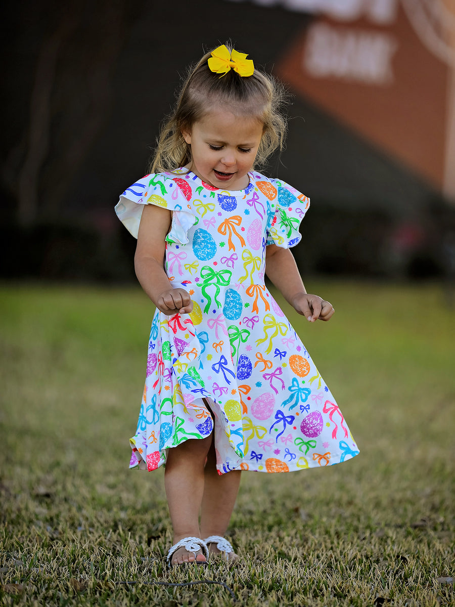 Easter Dresses Flower Girl Rainbow Dress Pastel Rainbow Tutu Dress With Floral Accents Spring Summer Baby Easter Dresses Flower Girl Rainbow Dress Pastel Rainbow Tutu Dress With Floral Accents Spring Summer Baby