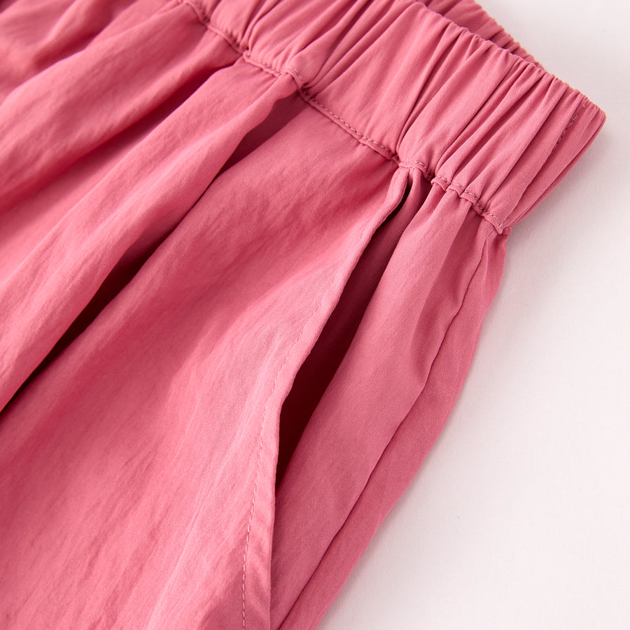 (Pre-order)Pink Girls Sleeveless Set