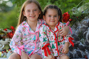 Christmas Tree Character Mommy And Me Ruffle Pajamas Set