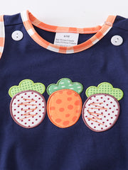 Easter Carrot Applique Boy Romper