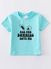 Easter Blue Rabbit Boy Top